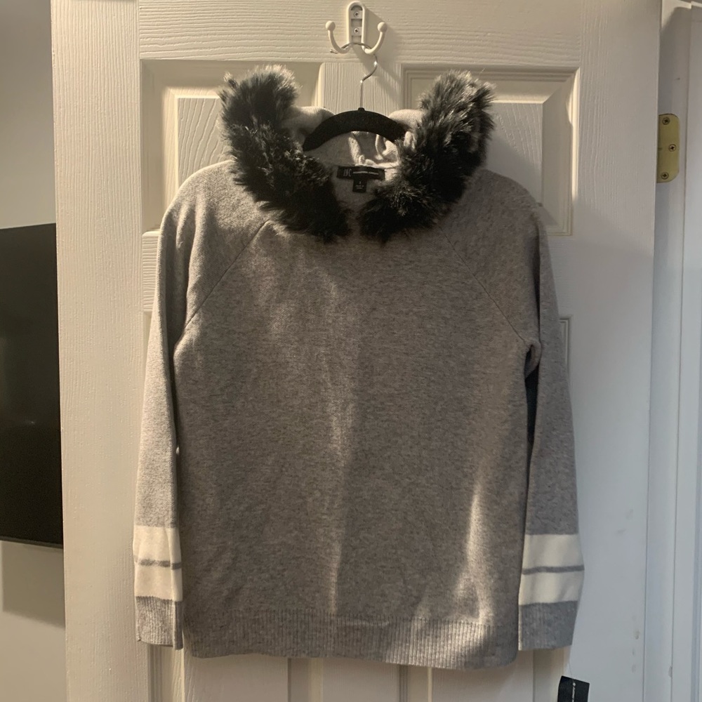 INC BELLE GREY HOODIE